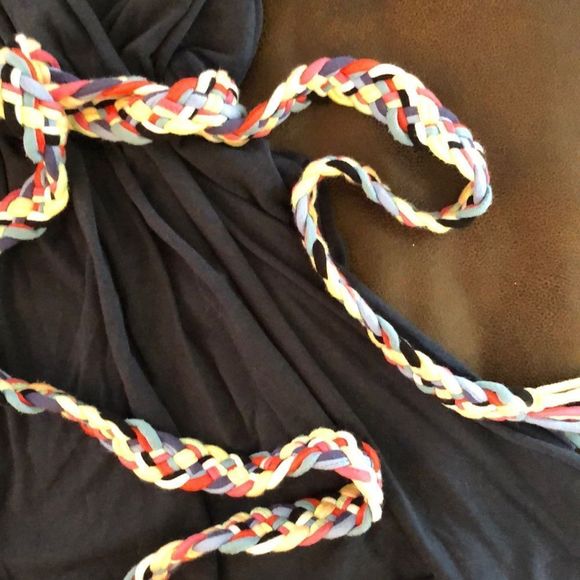 Anthropologie Ella Moss Rope Braided Belt Top Sm - Picture 3 of 4